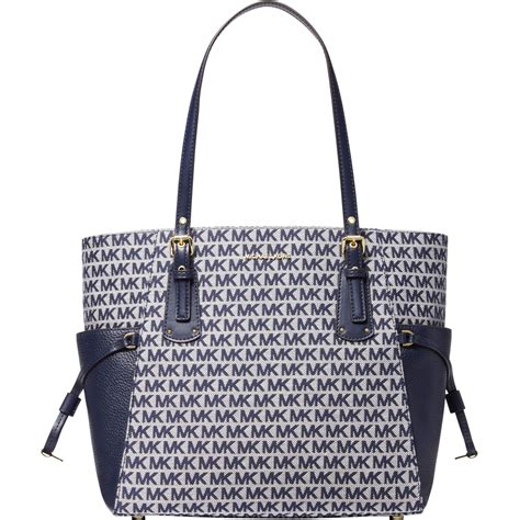 michael kors voyager east west animal print tote|signature sinclair east west tote.